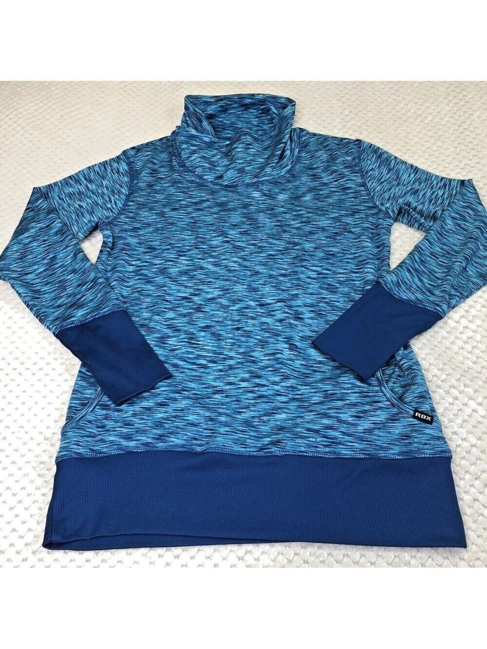 Size Small RBX Women’s Long Sleeve Shirt Loose Turtle Neck Light Stretchy KE